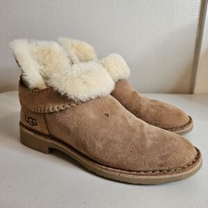 UGG McKay Chestnut Fuzzy Boot Size Women's 7.5